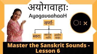 Varnamala series  Ayogava Explained Episode 6 Sanskrit alphabets for beginners [upl. by Ahsimek]