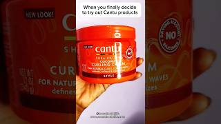 Please Im a star  Cantu Coconut Curling Cream shorts funny cantu naturalhair tiktok [upl. by Eidarb]