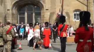 The Royal Welsh Parade in Flint 27th July 2013 Video by Glyn Jones [upl. by Naut173]