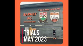 Emelio Stratis trialling  Barnet FC Academy Extended Highlights May 2023 [upl. by Maguire]