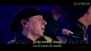 Scorpions  Wind Of Change Sub Español  Lyrics [upl. by Ttayw]