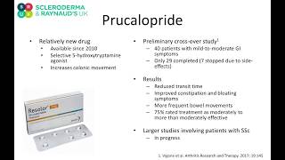 Dr Elizabeth Harrison explains Prucalopride for scleroderma [upl. by Ecinnahs614]