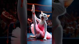 Ballerina cat never gives up 👩🏼‍🦽🩰💪🏻 [upl. by Narda]