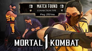 Playing Mortal Kombat 1 Online is CURSED on Nintendo Switch [upl. by Ellehcin935]