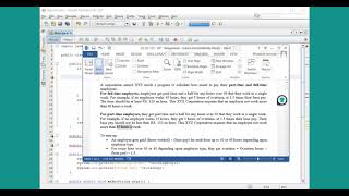 PayCalculator for fulltime and parttime employees in java [upl. by Tory294]
