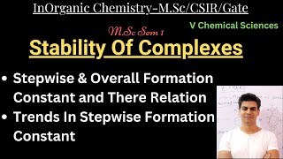 Stepwise amp Overall Formation Constant and their relation MSc Chemistry vchemicalsciences9396 [upl. by Issi]