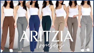 ARITZIA TROUSERS 20 PAIRS Watch before you buy  TRYON [upl. by Tarrance]