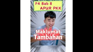 Akaun Form 4 Bab 8 Penyata Kewangan APURPKK 里的Maklumat Tambahan怎样做才会Imbang？！看这个视频包你次次Imbang！ [upl. by Halima]