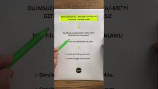 İSİMFİİL Mİ OLUMSUZLUK EKİ Mİ  Hasan GÜLER [upl. by Mendel587]