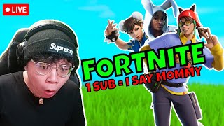 1 SUB  I SAY MOMMY GETTING CROWN WINS WITH VIEWERS shorts fortnitelive [upl. by Sterne]