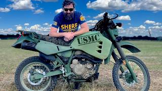 Testing the “Unstoppable” Military DIESEL Motorcycle [upl. by Beckman]