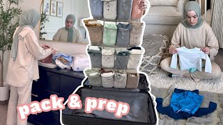 PACK amp PREP WITH ME WE ARE LEAVING THE US  Ramadan Vlog [upl. by Ekenna]