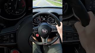 2022 Stelvio Quadrifoglio Acceleration [upl. by Ilera694]