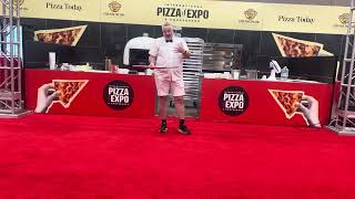 Free New Haven Style Apizza at Pizza Expo with Frank Zabski [upl. by Nerte]