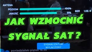 Jak wzmocnić sygnał z anteny satelitarnej  Czy wzmacniacz SAT poprawia jakość  Nie daj się oszukać [upl. by Aerdnaek]