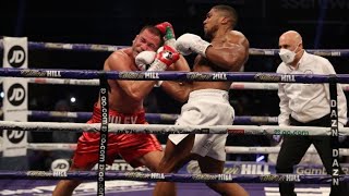 Joshua Dominates Pulev Retains Heavyweight Titles [upl. by Haletta]