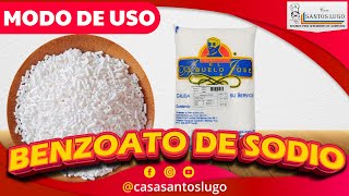 👨🏻‍🍳 MODO DE USO DE BENZOATO DE SODIO COMO CONSERVADOR ⭐ [upl. by Irita]