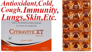 Citravite XT Chewable Tablet BenefitsDosageSide Effects Pharmed [upl. by Aiekat]