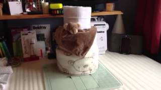 Step 4  How to make a Nappy Cake  JustRosieBeauty [upl. by Caughey]