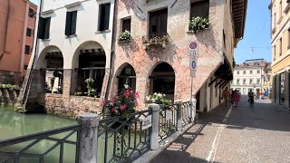 Treviso Walking Tour Summer In Italy 4 August 2024 [upl. by Dalohcin]