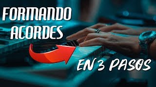 Cómo Formar ACORDES En El PIANO En 3 Pasos 🔥🎹 [upl. by Eelloh]