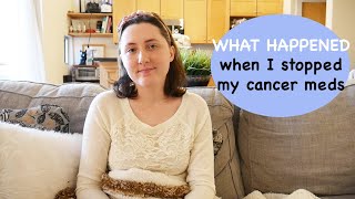 What Happened After I Stopped my Cancer Meds  Zoladex Letrozole Ribociclib  My Cancer Story [upl. by Assirram]