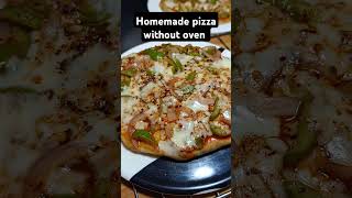 Homemade pizza without oven shorts viral trending [upl. by Emaj307]