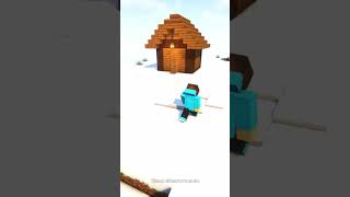 Minecraft Powdered Snow Trap❄ [upl. by Iclehc]