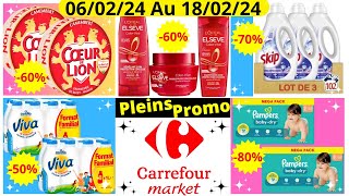 Nouveauté Catalogue🌟 Carrefour Market 🌟Les Bons Plans et Promotions Du 060224 Au 180224 [upl. by Ahtoelc]