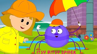 Itsy Bitsy Spider Song for children  itsy Bitsy Nursery Rhymes and Kids Poem [upl. by Yorgerg782]