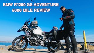 BMW R 1250 GS ADVENTURE  6000 MILE REVIEW [upl. by Estell]