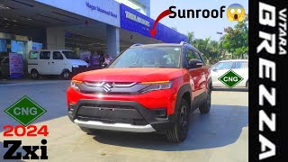 Maruti Suzuki Brezza Zxi Cng 2024  आज भी 6 महिने की Waiting 😱  Detailed Review ₹ 1199 lakh [upl. by Verena815]