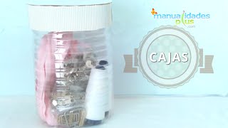 Como hacer CAJAS con botellones de agua Manualidades Reciclaje [upl. by Fording232]