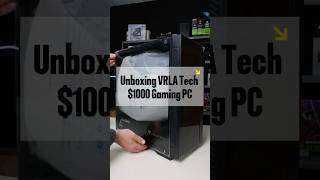 ASMR Unboxing a 1000 Gaming PC  VRLA Tech Prebuilt 🔊 shorts [upl. by Shaper]