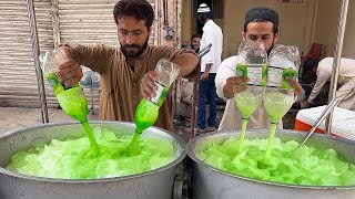 PAKOLA MILK SHAKE  Ice Pakola Juice Refreshing Street Drink Pakola Doodh Soda Karachi Street Food [upl. by Anirod]