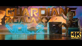 Guardians of the Galaxy Vol 2 4KSONG Mr Blue Sky ARTISTELOIntro amp creditsout of the wayGroot [upl. by Asylem406]