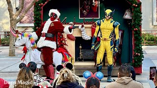 The Night Before Christmas  Deadpool  Holidays at the Disneyland Resort 2024 4K [upl. by Kenn]