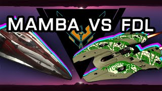 Elite Dangerous PvP  Mamba vs FDL Multicannons vs Plasmas [upl. by Rattray]