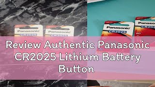 Review Authentic Panasonic CR2025 Lithium Battery Button [upl. by Elegna302]