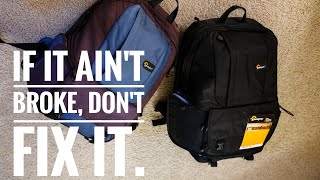 Old and New Lowepro Fastpack BP 250 AW II comparison [upl. by Marba301]