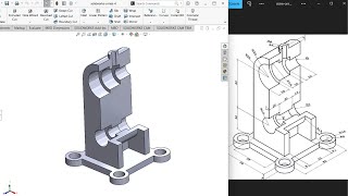 SolidWorks 3 Boyutlu Çizim Örnekleri4 [upl. by Rodenhouse241]