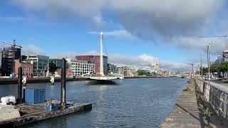 Samuel Beckett Bridge Opening [upl. by Bough]