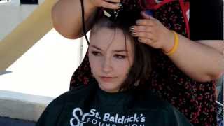 Courtney S St Baldricks Head Shave 2013 [upl. by Lyontine477]