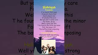 Pentatonix  Hallelujah Lyrics shorts [upl. by Rednasela]