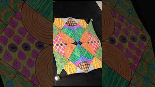 Traceable sheets coloring in time lapse ✨ fatimasartdiary [upl. by Erialcyram]