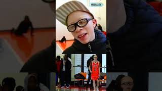 Visuallyimpaired eighth grader is a defensive basketball whiz [upl. by Vashtee652]