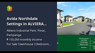 Avida Northdale Settings in ALVIERA Pampanga house and lot for sale [upl. by Deirdre]