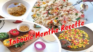 Taboulé Menthe Recette [upl. by Heidie]