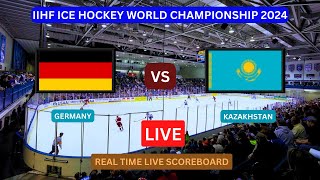 Germany Vs Kazakhstan LIVE Score UPDATE Today Ice Hockey 2024 IIHF World Championship May 17 2024 [upl. by Eitra]