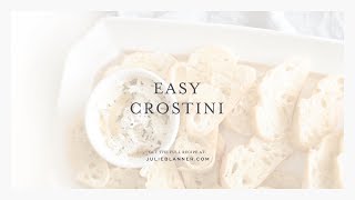 How to Make Crostini  The Ultimate Party Appetizer  4 ways [upl. by Felisha26]